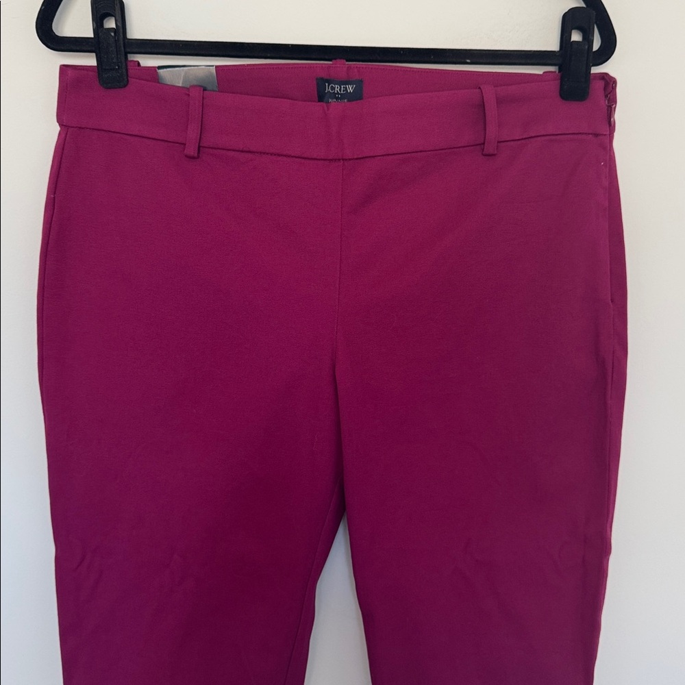 J. Crew NWT "Winnie Pant", Fuchsia - Size 12 - Picture 2 of 6